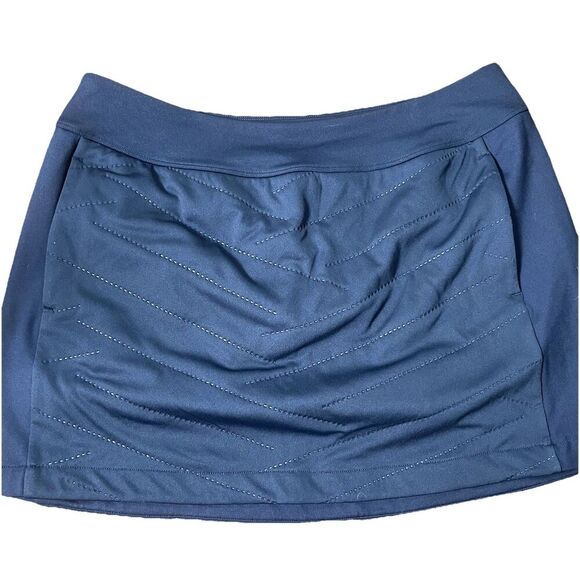 Under Armour ColdGear Reactor skirt Navy Blue Size Large NWT Storm Fitted Warm - Picture 1 of 7